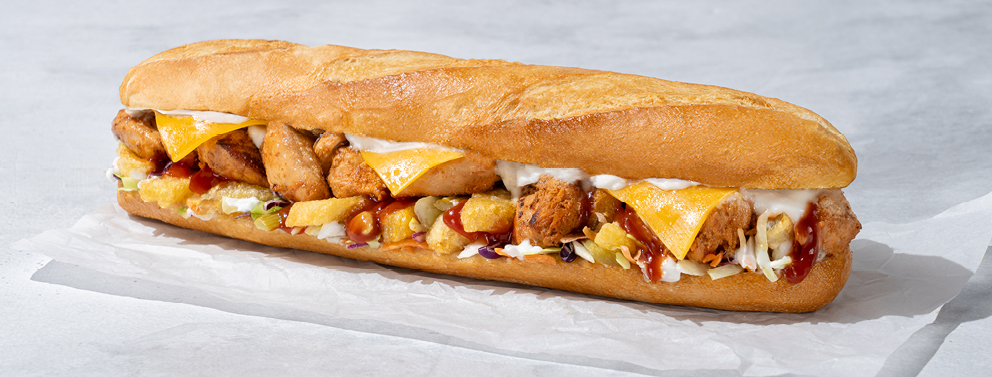 Cheesy Taouk Baguette 